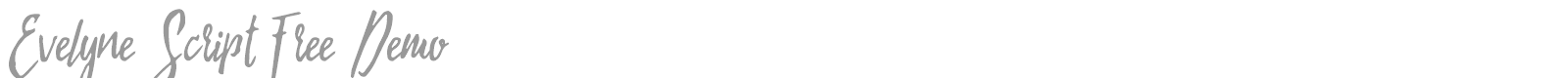 Evelyne Script font preview